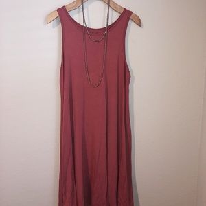 A New Day | Coral T-shirt Dress | M